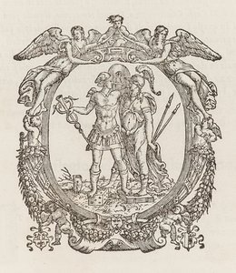Printers device used by Gualtiro Scotto printers in Venice between 1550 to 1555 by Italian School